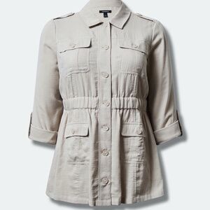 Torrid Gauze Anorak Jacket